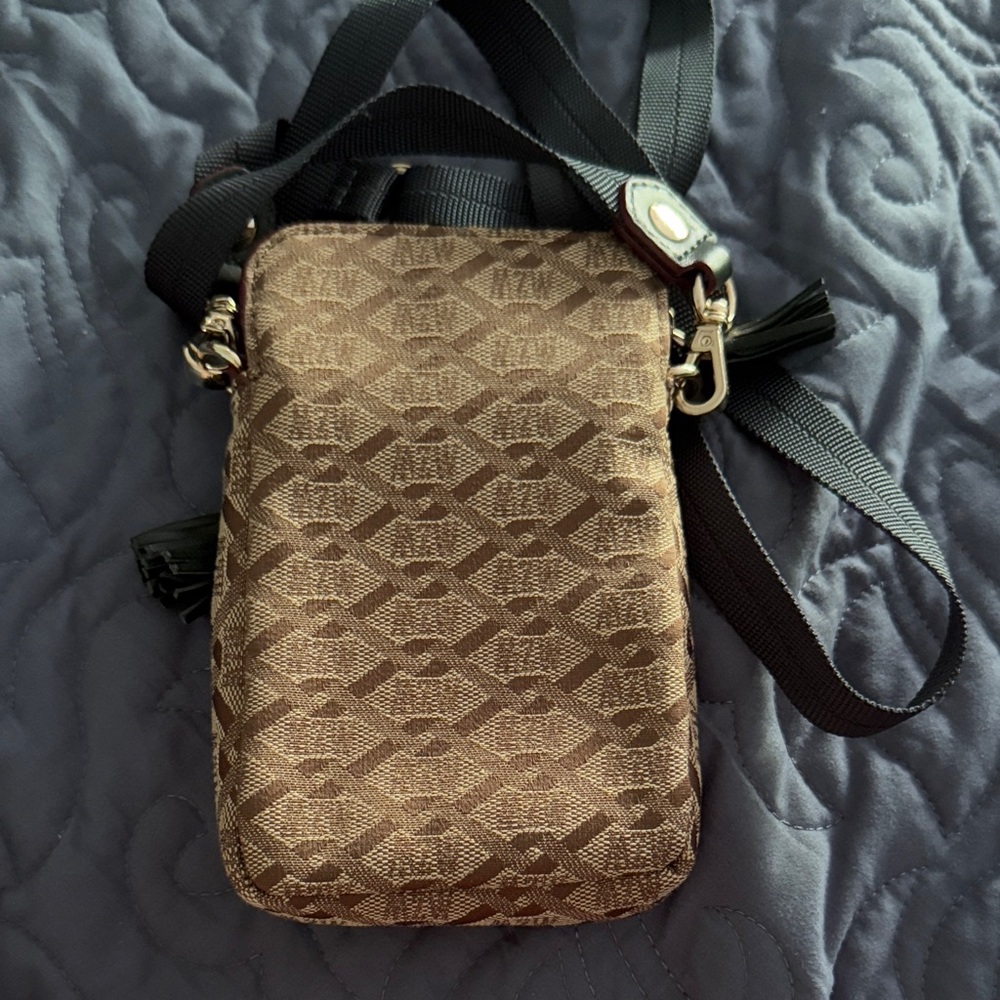 MZ Wallace Patterned Brown Small Crossbody Bag - Picture 2 of 4